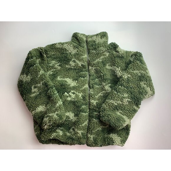 Nine West Women's S Green Full Zip Lined Heavy Fleece Jacket - Picture 1 of 3